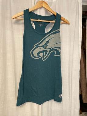 Nike Women's Philadelphia Eagles Midnight Green Racerback Performance Tank Top s
